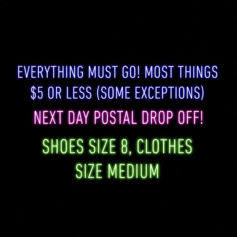 Moving sale!